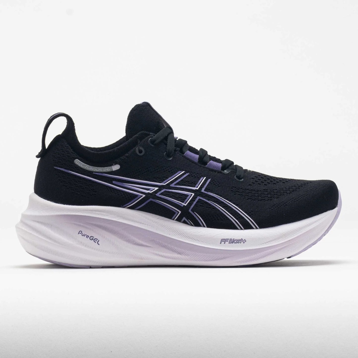 Asics Women's Gel Nimbus 26 shoe black/dusty purple