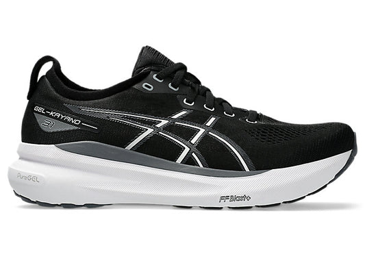 Asics men's Gel Kayano 31 shoe black/white