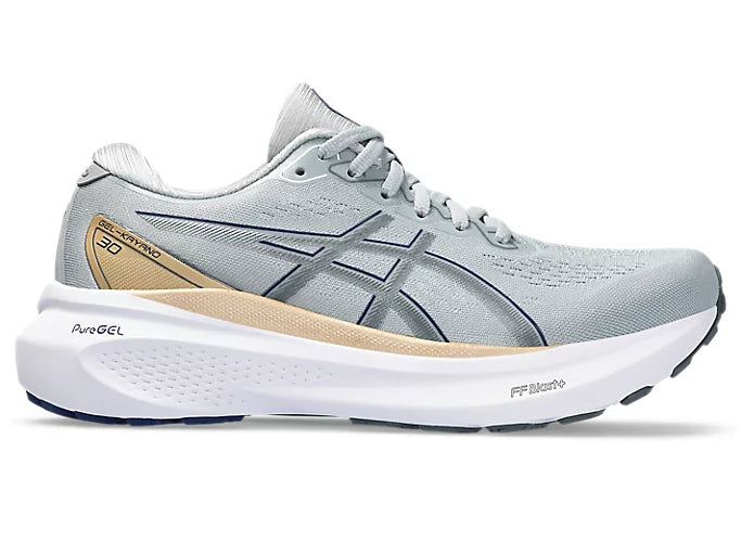 Asics women's Gel Kayano 30 shoe Piedmont Grey/Steel Grey