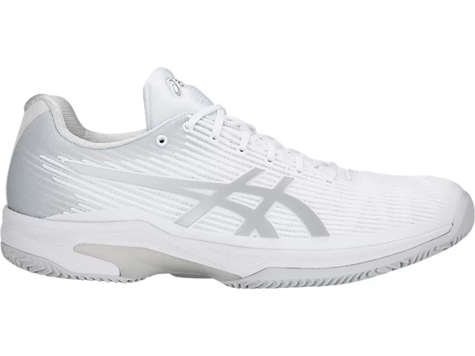 Asics men's Gel Solution Speed FF tennis shoe white/silver