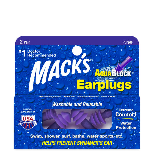 Mack's AquaBlock Earplugs