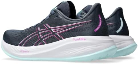 Asics women's Gel Cumulus 26 shoe tarmac/bold magenta