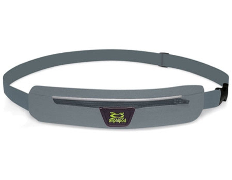 Amphipod airflow microstretch belt charcoal/silver