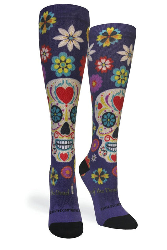 Calavera Purple - (Standard & Extra Wide)