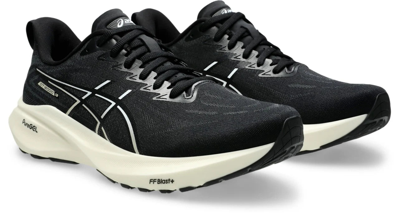 Asics men's Gt 2000 13 shoe black/white