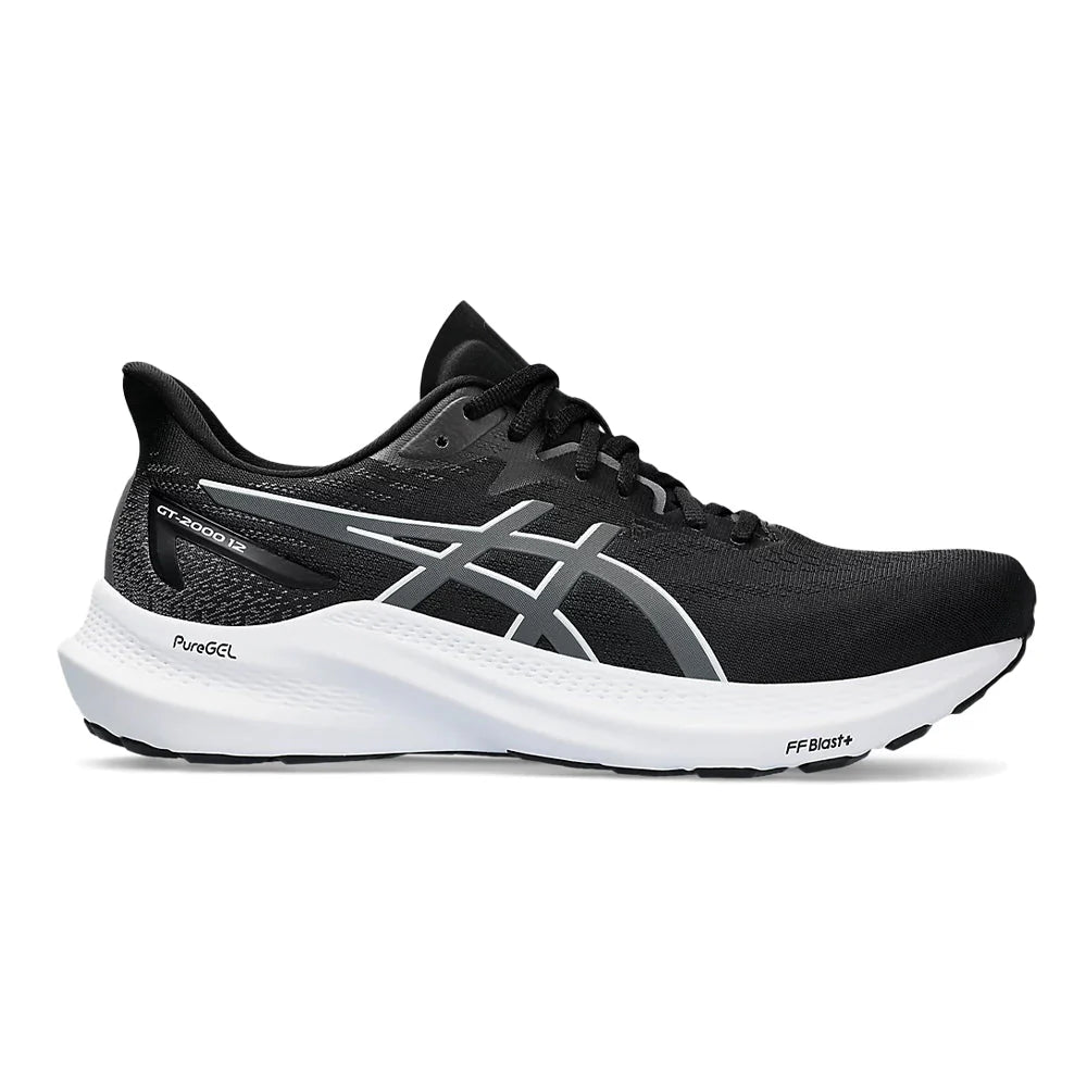 Asics men's GT 2000 12 shoe black/carrier grey