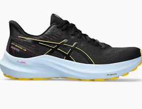 Asics women's 2000 12 GTX shoe black/saffron